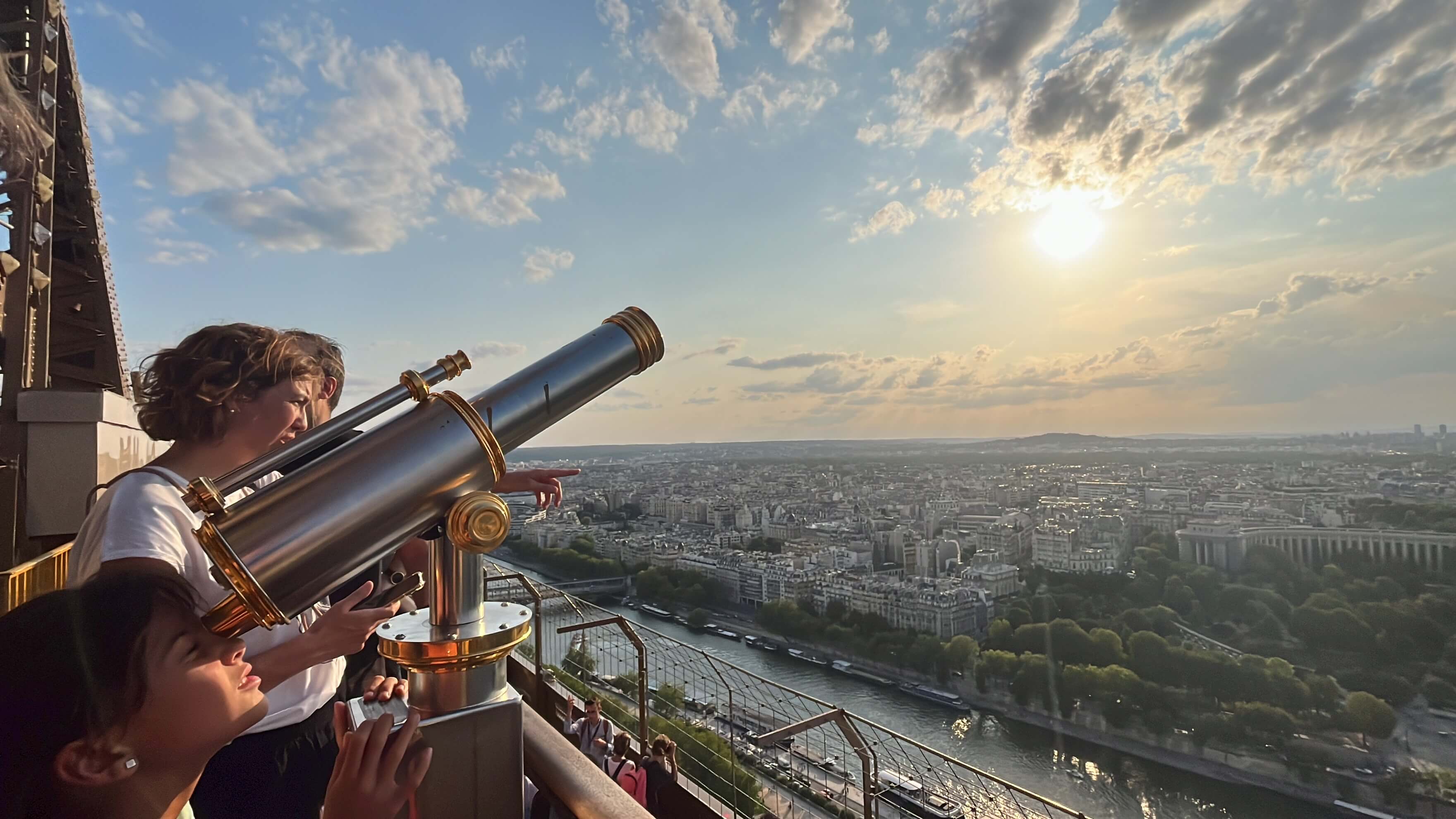 On the Eiffel Tower