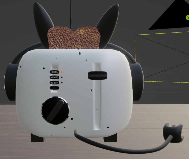 Back of slug toaster