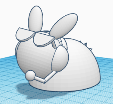 3D model of Slug Boi in Tinkercad