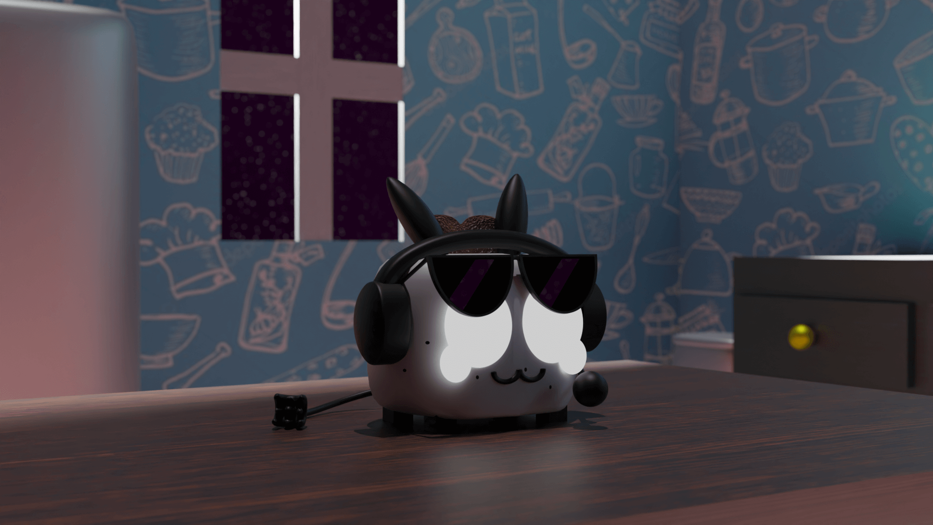 Slug Boi turned into a toaster in space