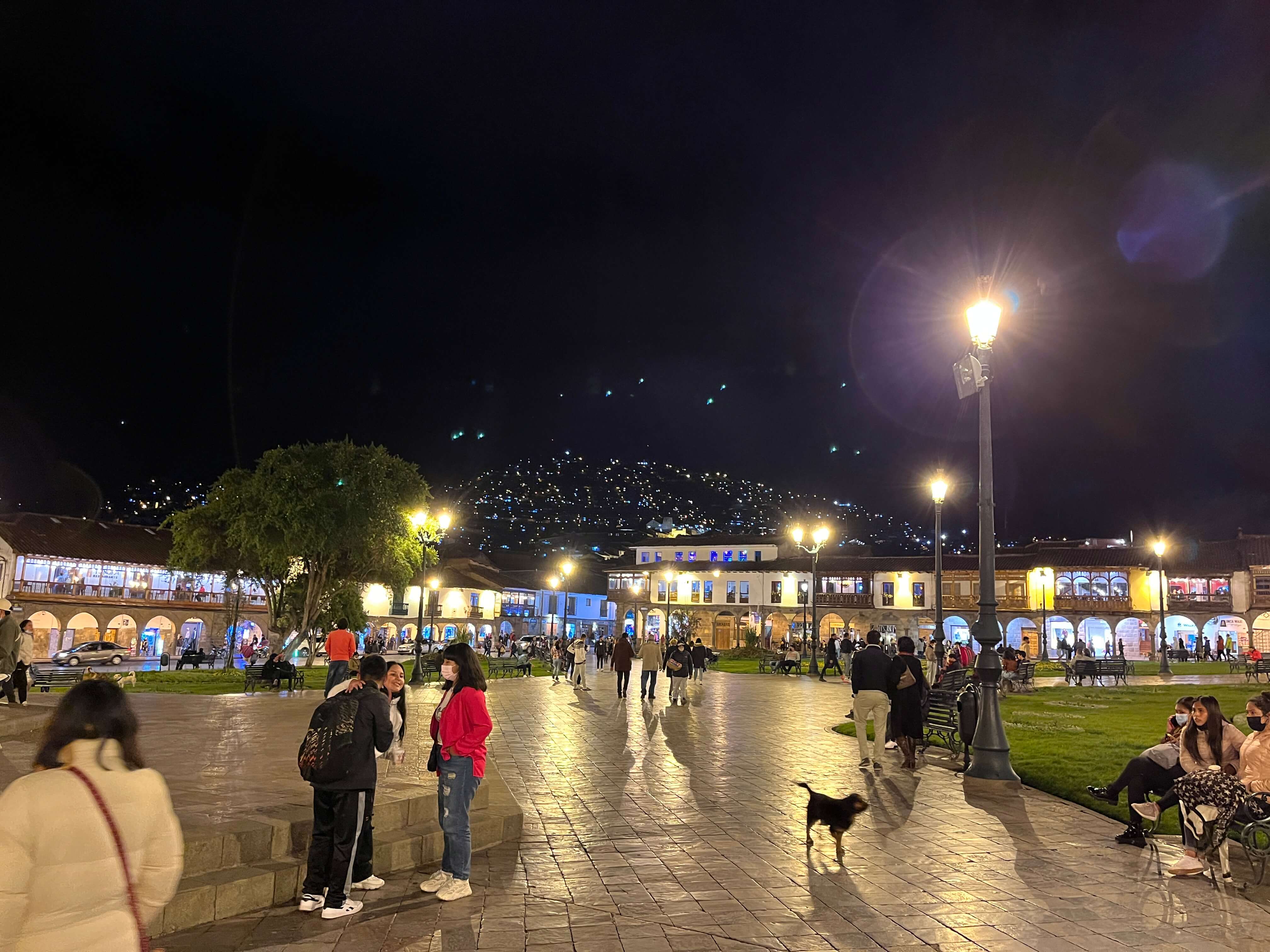 Night time in Cusco